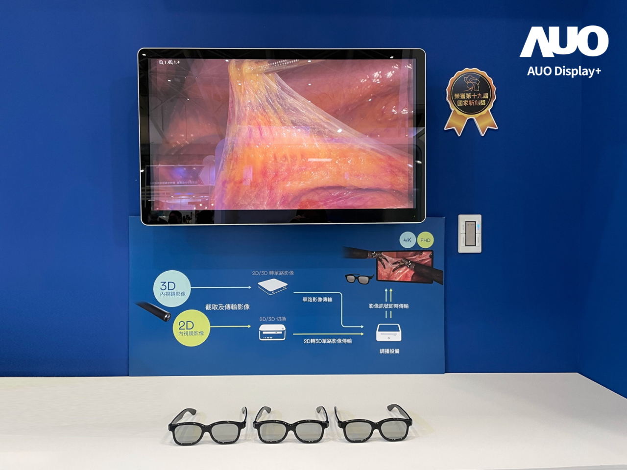 達(dá)擎寬視角3D醫(yī)療顯示器，協(xié)助醫(yī)護(hù)團(tuán)隊成員於手術(shù)進(jìn)行時，皆能看到一致性的3D影像，提高溝通效率，使手術(shù)更精準(zhǔn)、快速完成達(dá)擎寬視角3D醫(yī)療顯示器，協(xié)助醫(yī)護(hù)團(tuán)隊成員於手術(shù)進(jìn)行時，皆能看到一致性的3D影像，提高溝通效率，使手術(shù)更精準(zhǔn)、快速完成