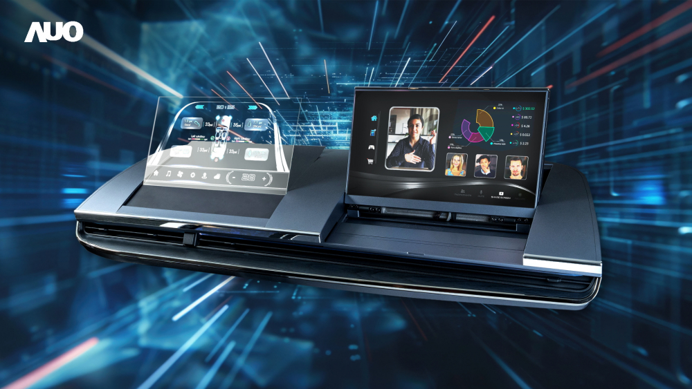 申博太陽城Micro LED Display HMI解決方案打造透明Micro LED前座儀表  ，呈現(xiàn)信息并保留駕駛視野開闊；亦為副駕駛座乘客打造收放自如的Micro LED屏幕 ，在不影響顯示質(zhì)量的前提于顯示區(qū)內(nèi)建鏡頭，讓用戶能與視訊對(duì)象直接眼神接觸 ，提供絕佳的雙向溝通體驗(yàn)